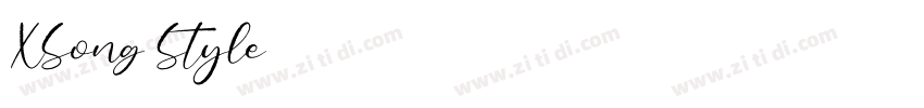XSong Style字体转换